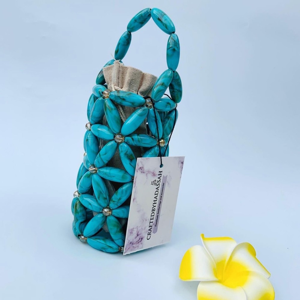 Caramela hand made beaded bag